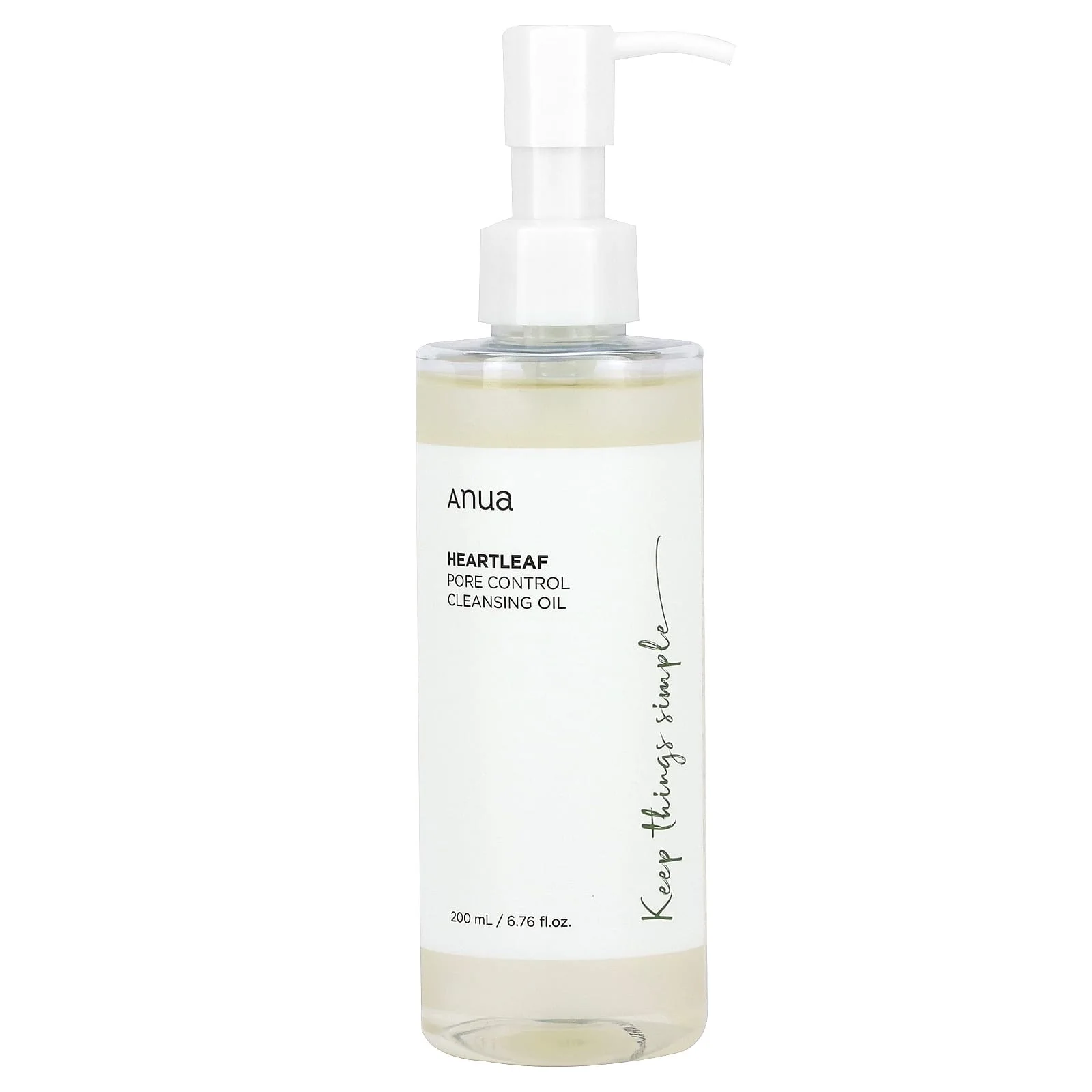 زيت أنوا هارتليف المنظف للتحكم في المسام 200ملAnua Heartleaf Pore Control Cleansing Oil200ml