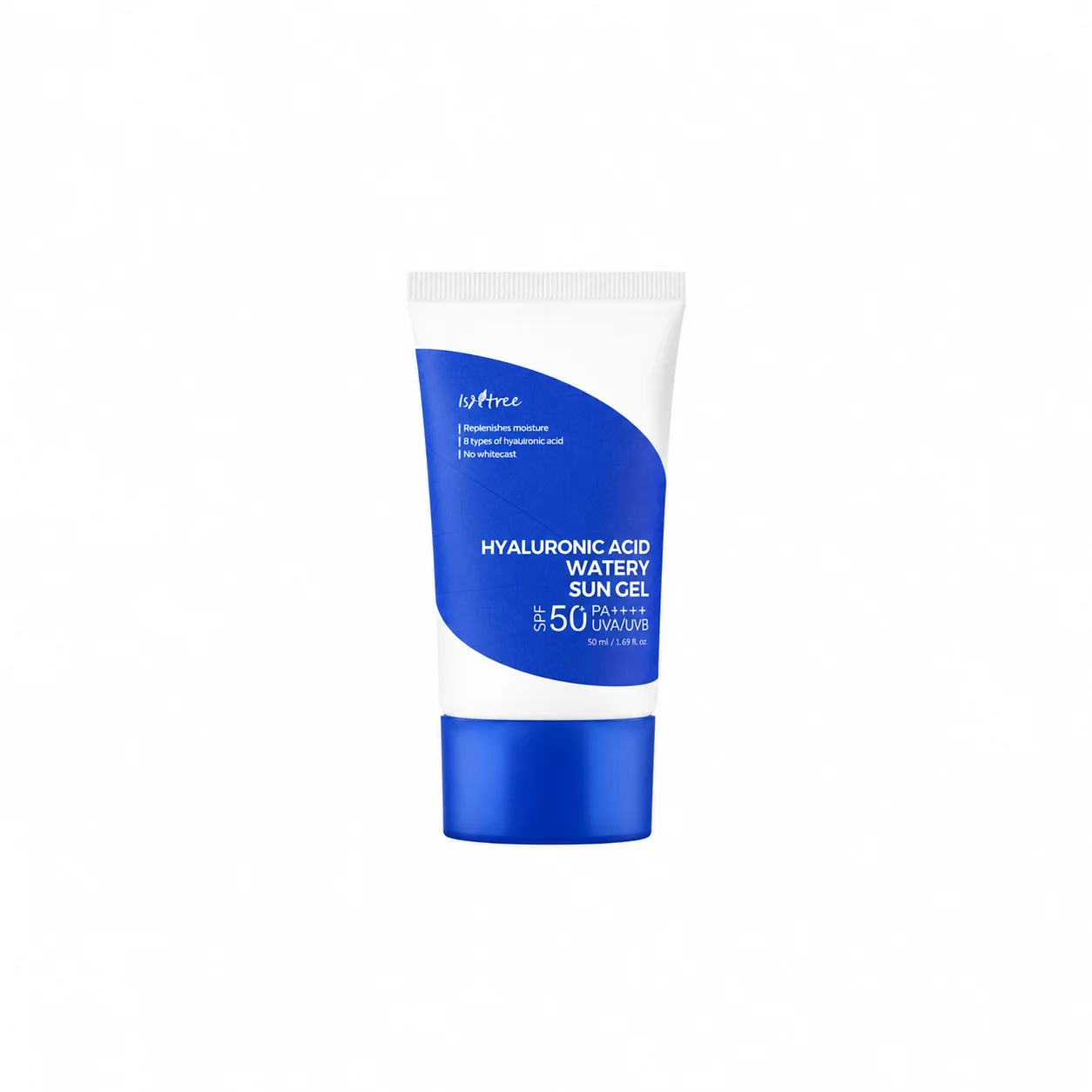 (1)ISNtree Hyaluronic Acid Watery Sun Gel SPF 50+ PA++++ (50 ml)ازنتري واقي شمس جل مائي بالهايلورونيك أسيد لكل أنواع البشرة 50 مل