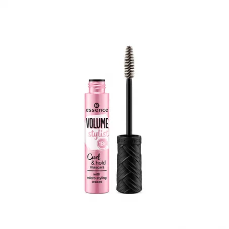Essence Volume Stylist 18H Curl And Hold Black Mascaraماسكارا إيسنس فوليوم ستايلست 18 ساعة لتجعيد الشعر وتثبيته باللون الاسود