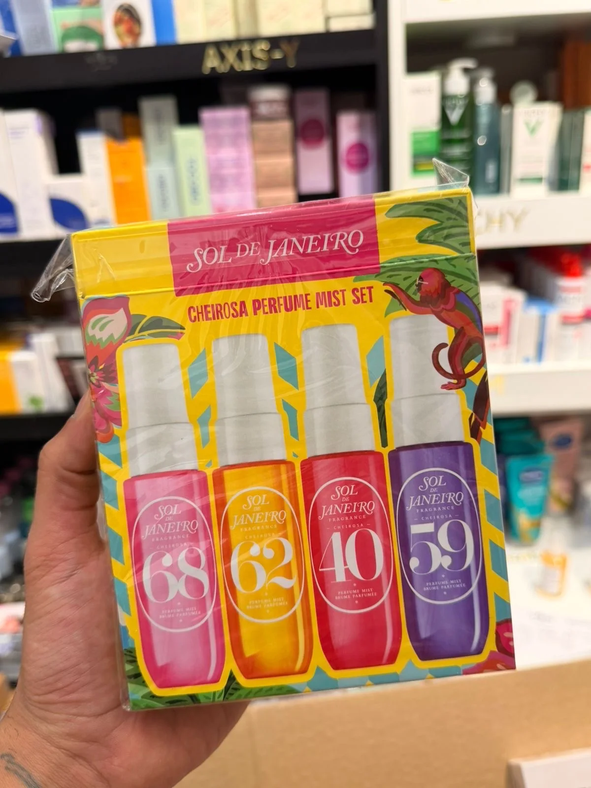 SOL DE JANEIROCHEIROSA PERFUME MIST SETمجموعة عطر سول دي جانيرو شيروسا للسفر مينيس