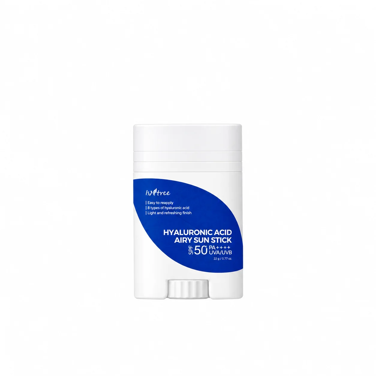 واقي شمس Isntree Hyaluronic Acid Airy Sunscreen Stick بعامل حماية من الشمس 50+ وPA++++ 22 جرام