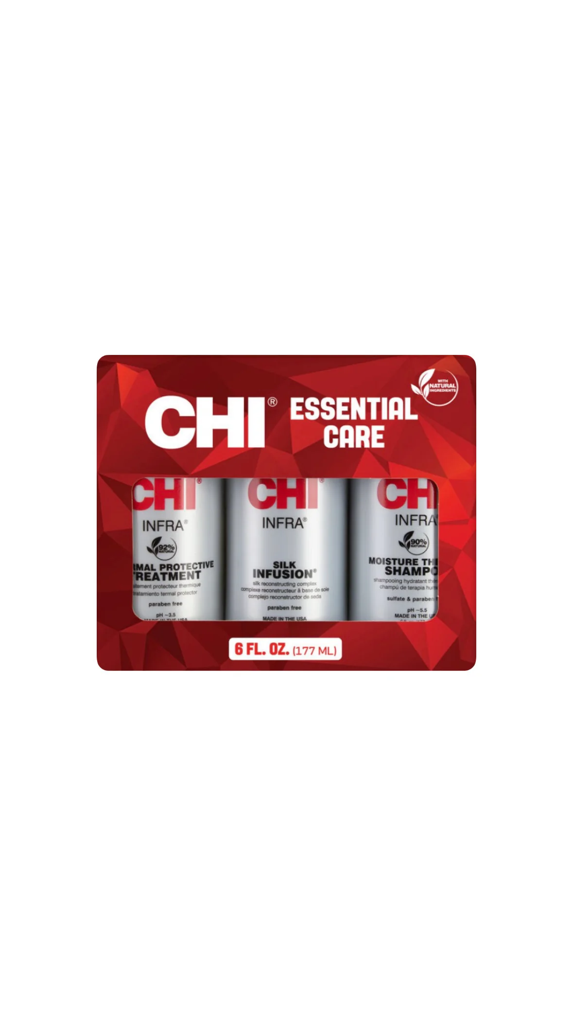 مجموعة تشي إنفرا للعناية الأساسية بالشعرCHI Infra Essential Care Kit