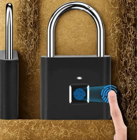 قفل ذكي ببصمة الإصبع بدون مفتاح