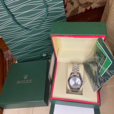 Rolex Date Just Avec packaging complet