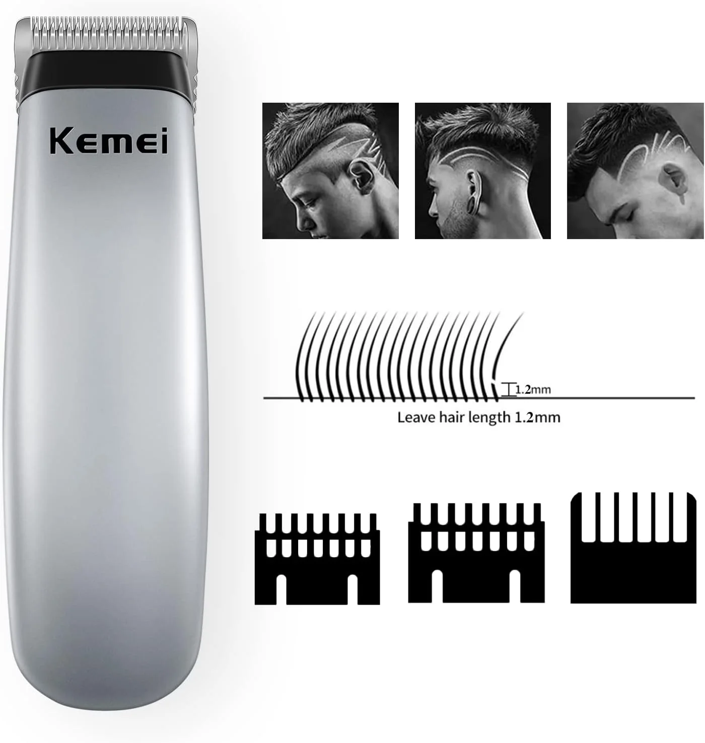 ماكينة الحلاقة والتحديد الاحترافية Kemei KM-666