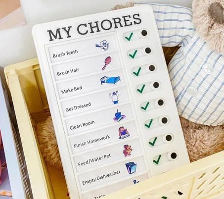 My Chores Checklist Board - قائمة مهامي اليومية