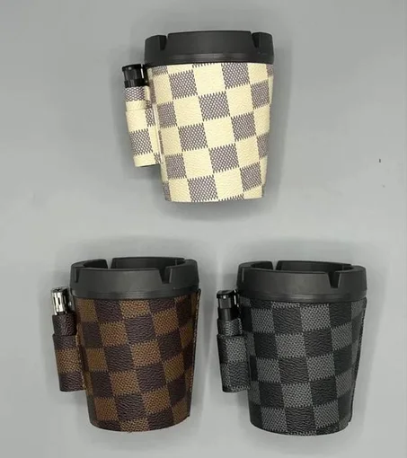 Poubelle automobile cendrier