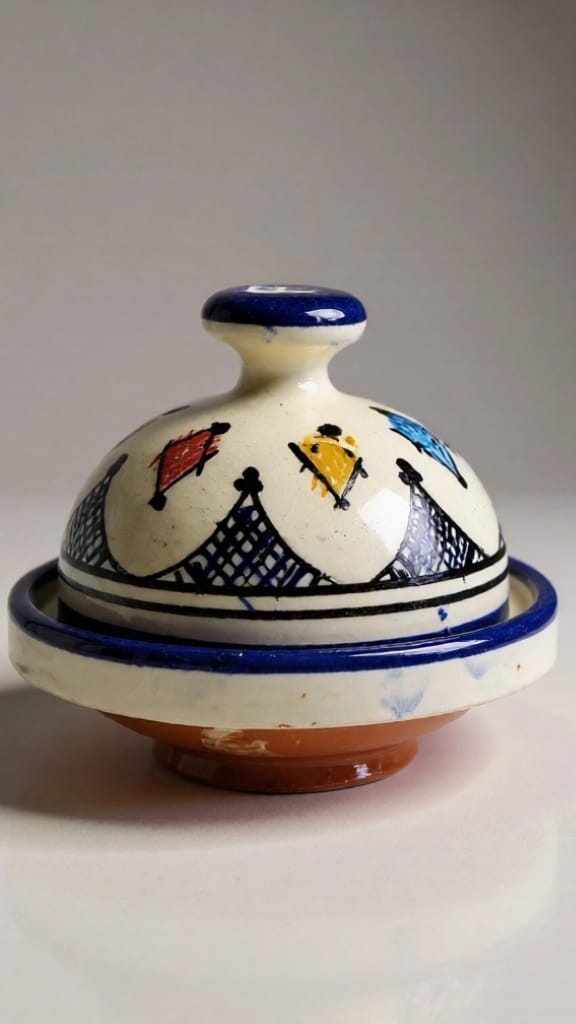 Tisch-Servier-Tajine 13x3 cm – klein, stilvoll & vielseitig