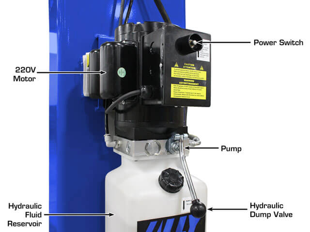 Atlas® Platinum PVL-15 2-Post Lift (15,000 lbs) - ALI Certified Heavy-Duty Auto Lift