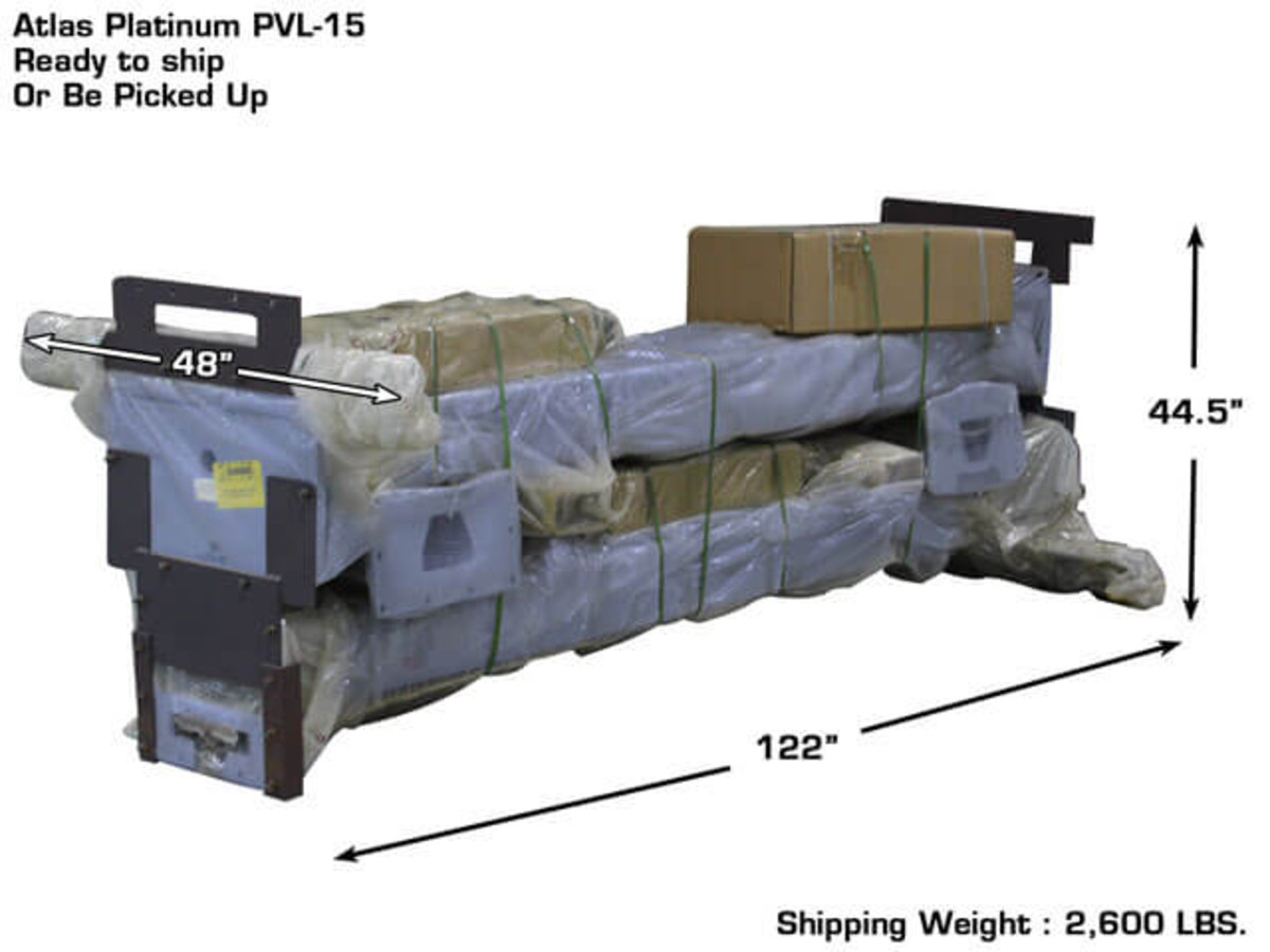 Atlas® Platinum PVL-15 2-Post Lift (15,000 lbs) - ALI Certified Heavy-Duty Auto Lift
