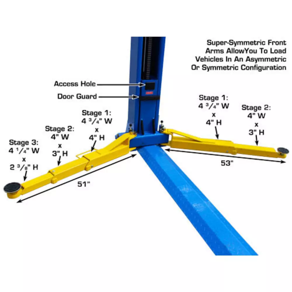 ATLAS BP10000 Baseplate 2 Post Lift