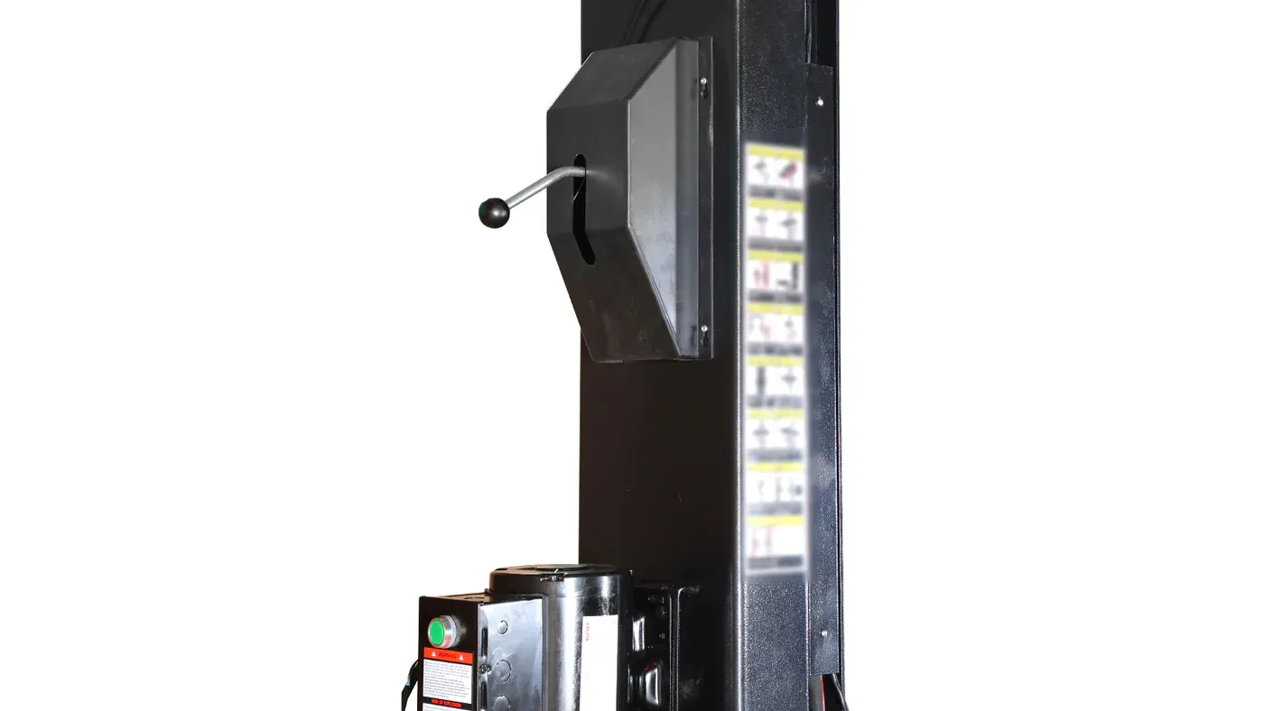 APlusLift 10,000LB 2-Post Overhead Asymmetric Single Release Car Lift with 3 Year Warranty - HW-10ASY