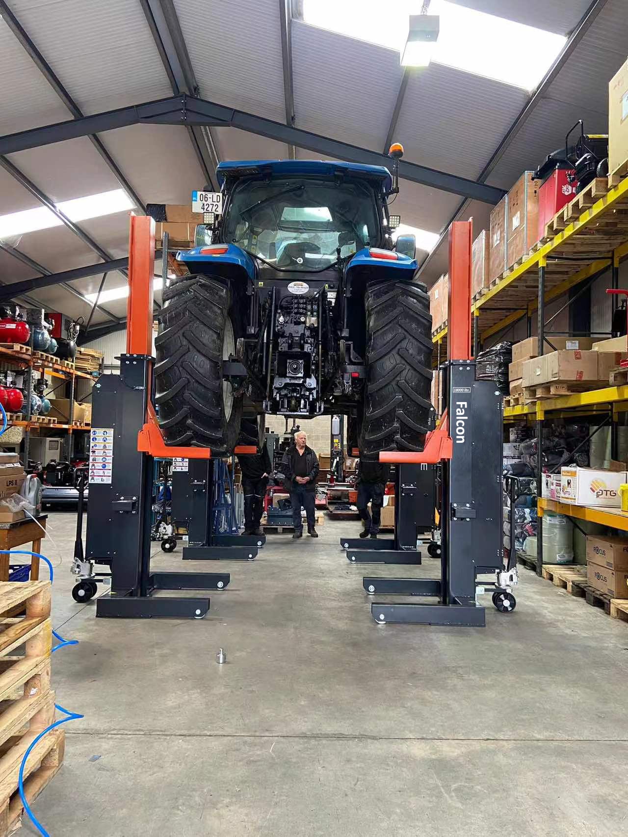 APluslift Falcon 18000LB and 22000LB Mobile Column Lifting System