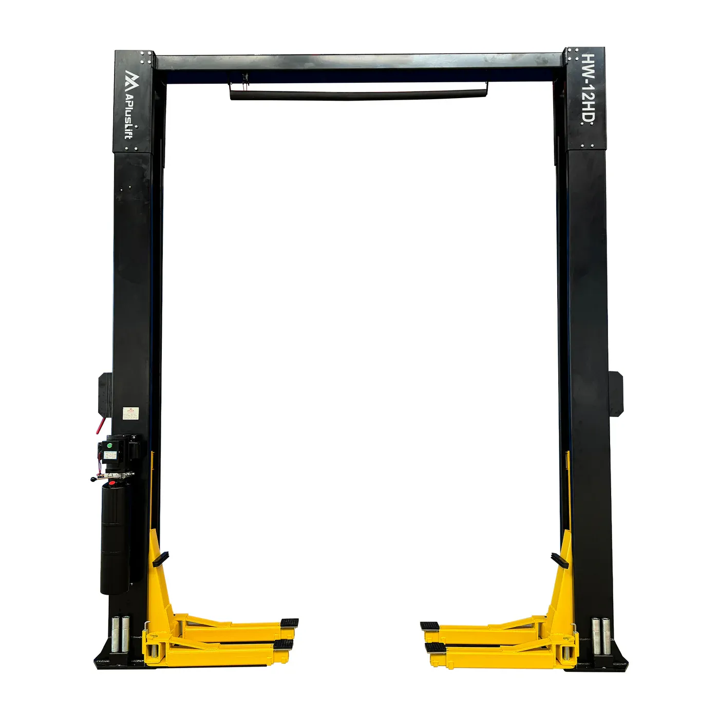APlusLift 12,000LB 2-Post Overhead Single Release Direct Drive Car Lift with 3 Year Warranty - HW-12HD