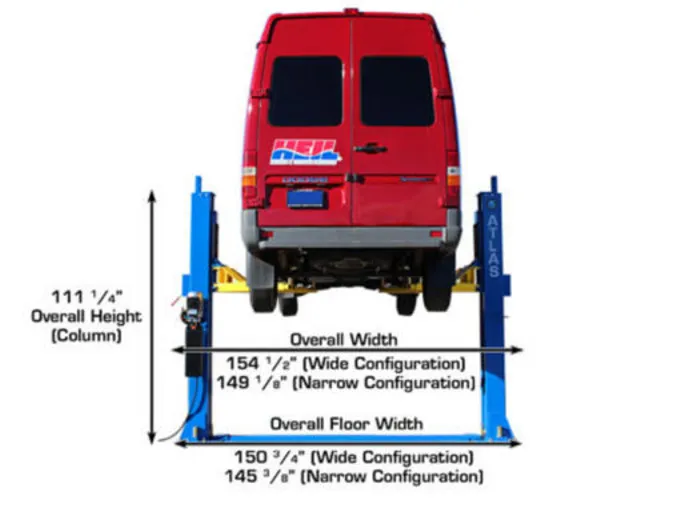 ATLAS BP12000X 12,000 lb Baseplate Lift (12,000lbs Capacity)
