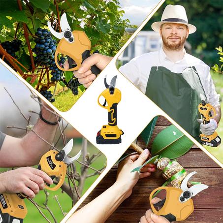 🌳✂️ **اجعل حدائقك أجمل مع مقص الأشجار الكهربائي!** ✂️🌳 + بطاريتين مجانيتين