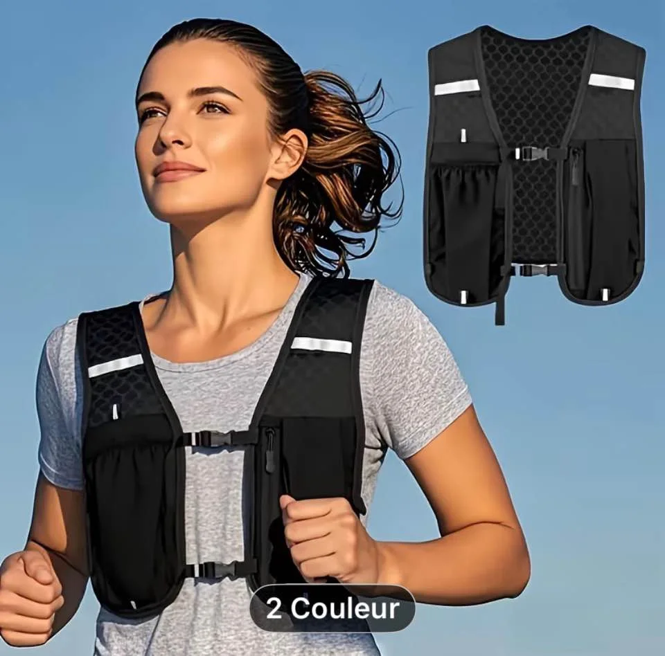 سترة الجري حاملة للهاتف و قرورة الماء