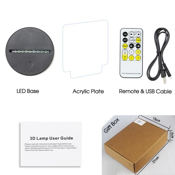 Harry styles 3D LED Lamp