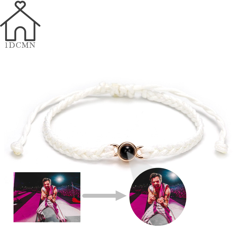 Captured the harry styles Memories : Personalized Custom Photo Bracelets - A Symbol of Endless Love and Cherished Moments
