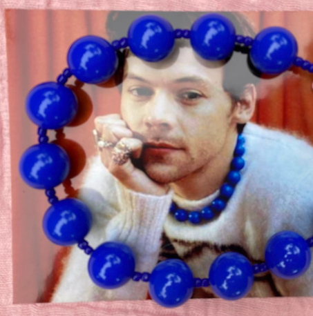 HARRY STYLES INSPIRED! Bubblegum Bead Necklace!