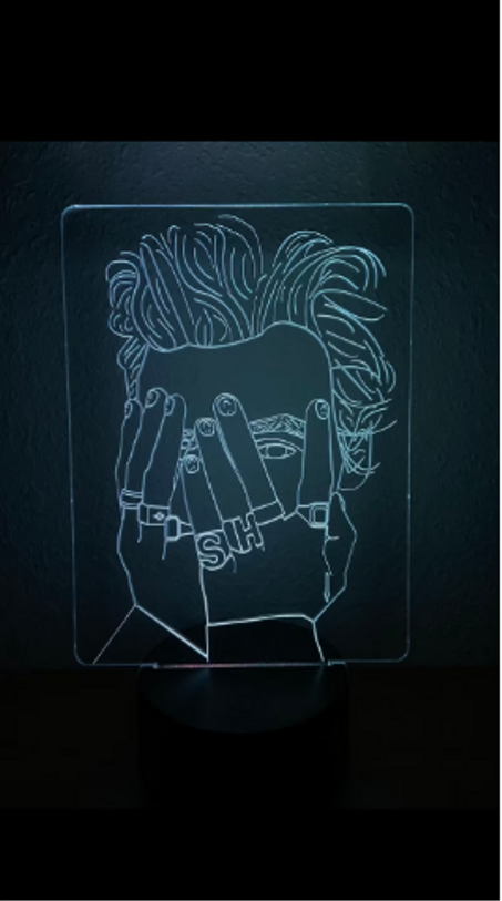 Harry Styles Themed Art LED Light With 7 colors