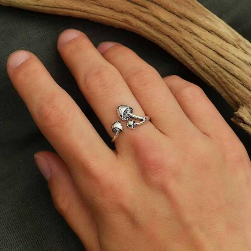 Pleasing Rings for Women Men Geometric Silver Color Opening Adjustable Finger Ring Wedding Party Vintage Jewelry Gift