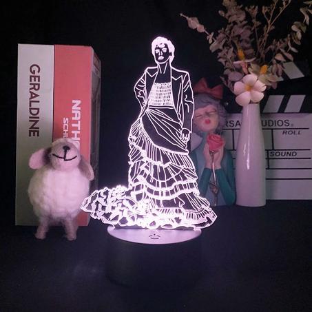 Harry Styles Themed Art LED Light With 7 colors