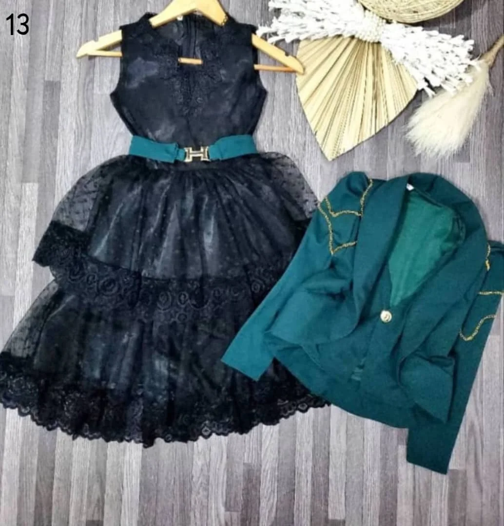 فستان بناتي انييق بستايل كلاسيكي السعر :*25000