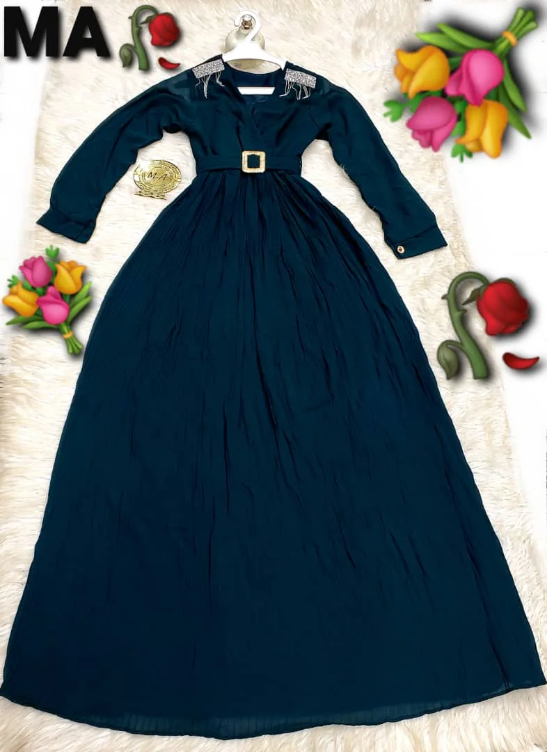 سوق سالم يقدم لكم فستان نساىي شيفون أصلي مكسر.. راقي جدآ والسعر 17000 ألف ريال يمني