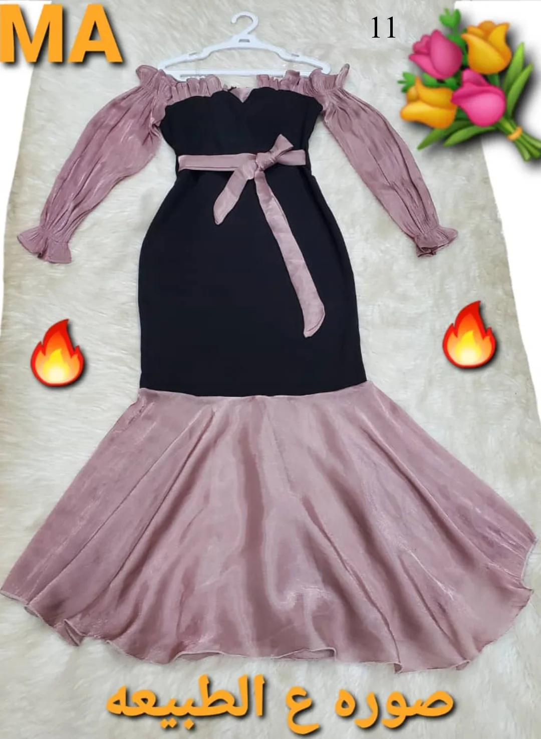 فستان   نسائي يتميز ب: السعر 17000* ريال يمني عدن ⚡