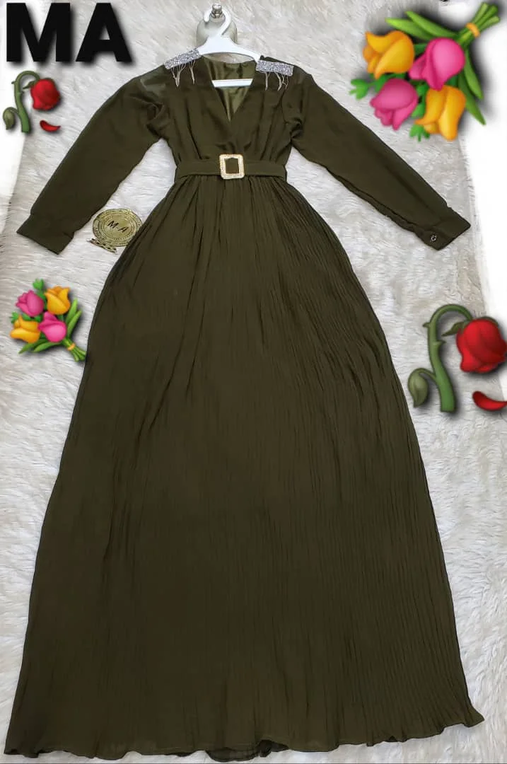 سوق سالم يقدم لكم فستان نساىي شيفون أصلي مكسر.. راقي جدآ والسعر 17000 ألف ريال يمني