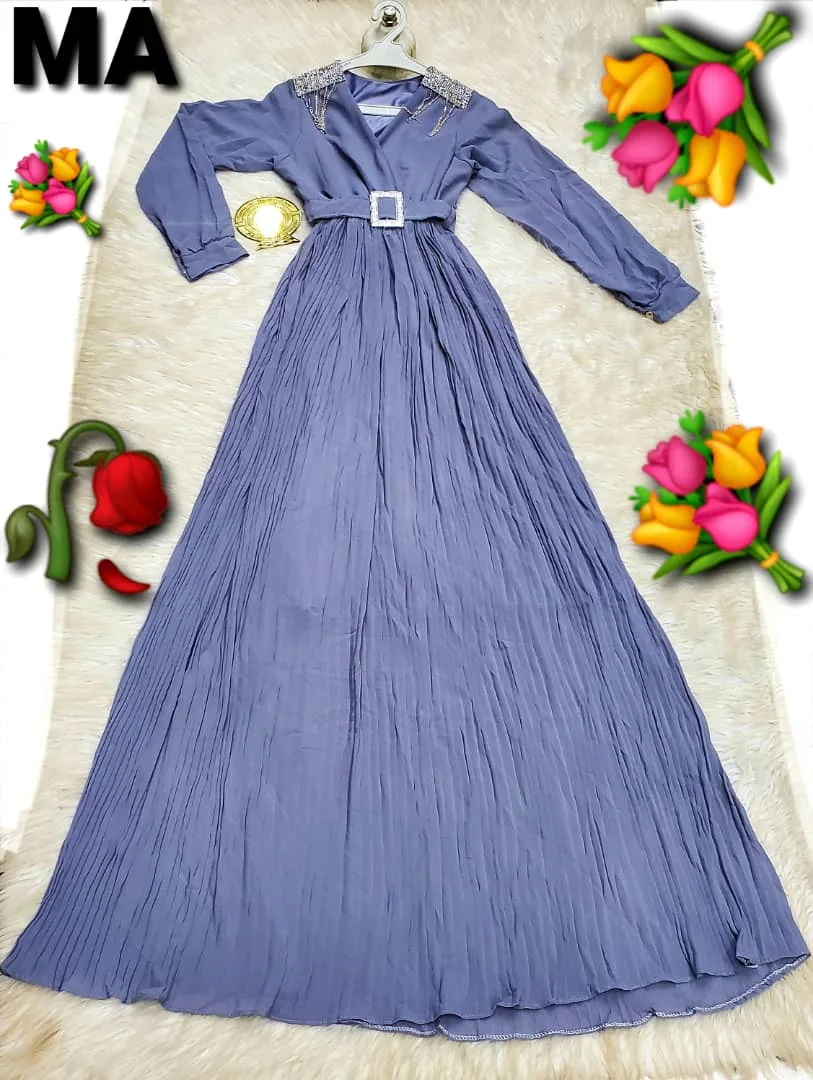 سوق سالم يقدم لكم فستان نساىي شيفون أصلي مكسر.. راقي جدآ والسعر 17000 ألف ريال يمني