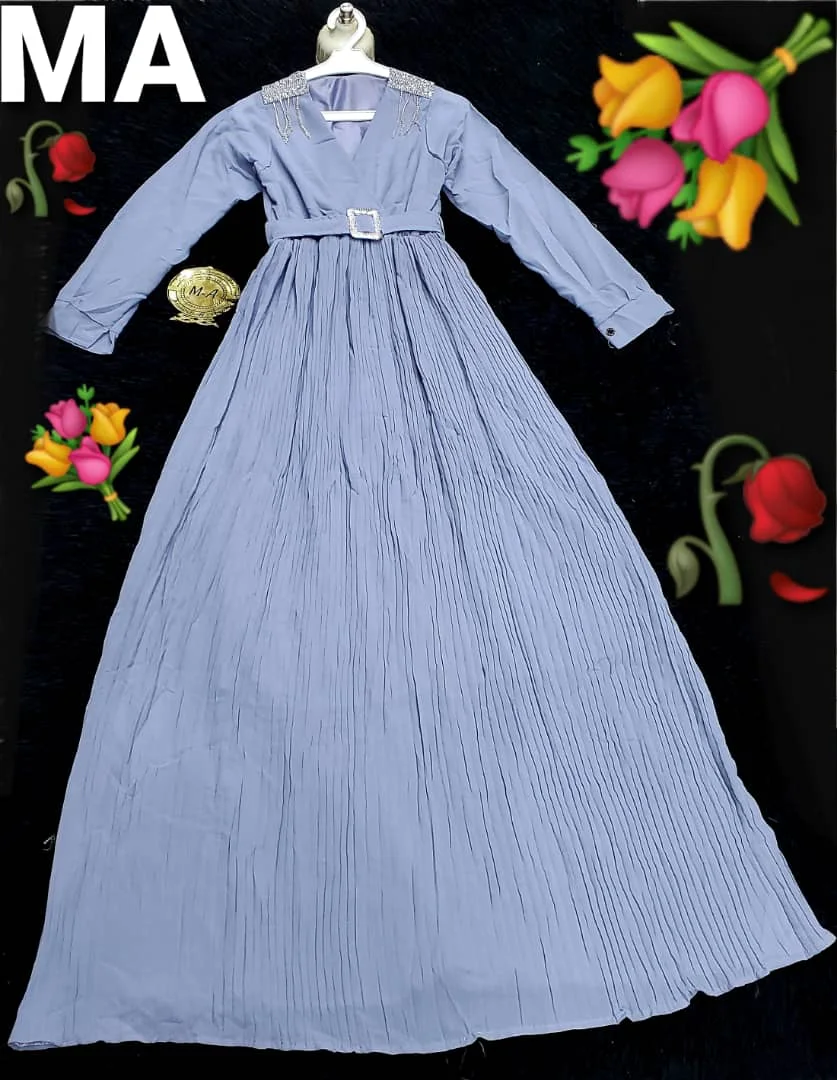 سوق سالم يقدم لكم فستان نساىي شيفون أصلي مكسر.. راقي جدآ والسعر 17000 ألف ريال يمني