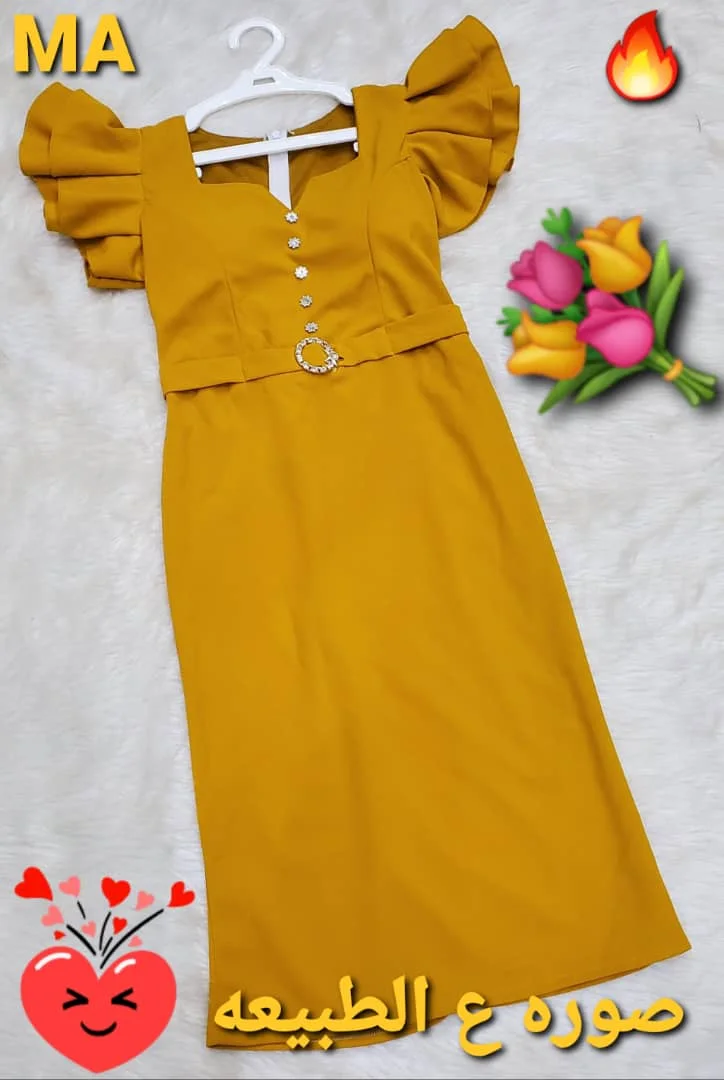 فستان نسائي عروضات سوق سالم يقدم لكم فستان نساىي راقي المقاس فري سايز فضيع بالبس والسعر 13000ألف ريال يمني