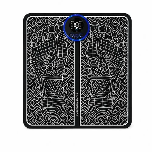 Appareil de Massage des Pieds WLX Factory 8 Niveaux de Force Dégradée 240 mAh 6 Modes Tapis Coussin de Massage des Pieds EMS