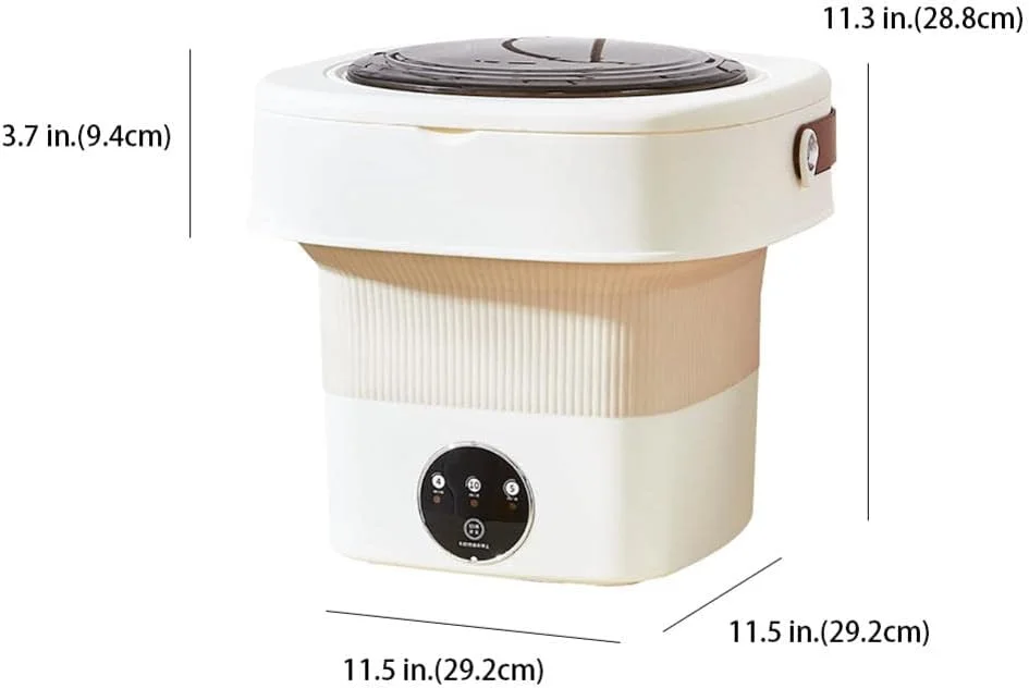 غسالة محمولة صغيرة للملابس قابلة للطي مناسبة للمساحات الصغيرة و السفر