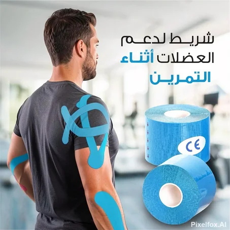 شريط لدعم العضلات اثناء التمرين