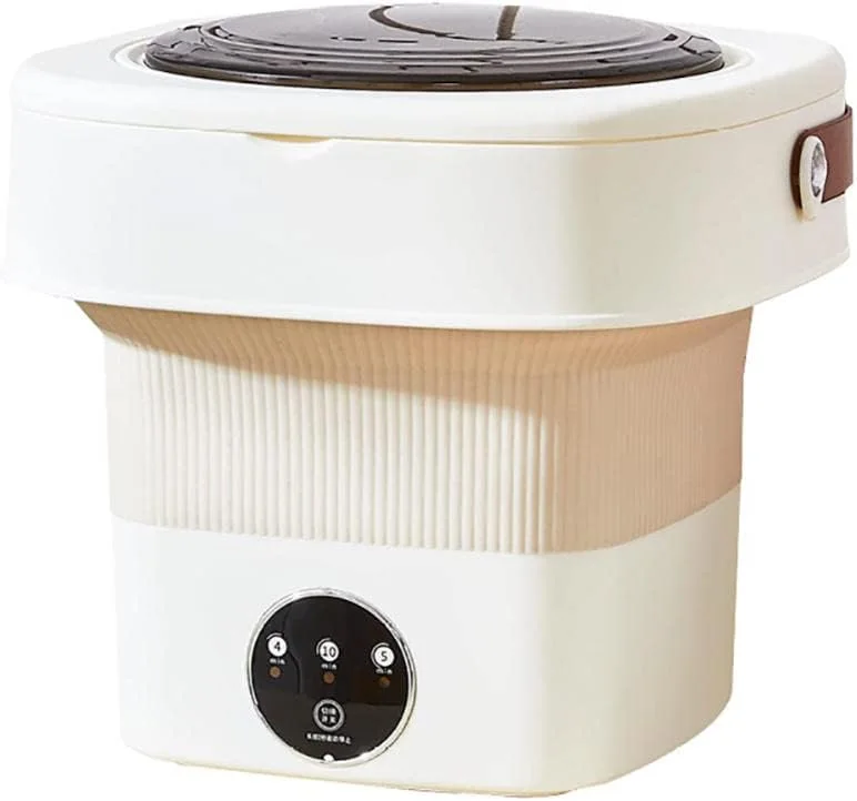 غسالة محمولة صغيرة للملابس قابلة للطي مناسبة للمساحات الصغيرة و السفر