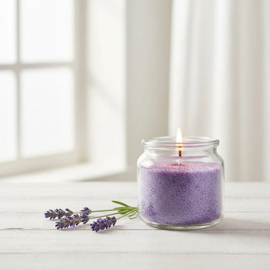 3 شموع ملونة و معطرة