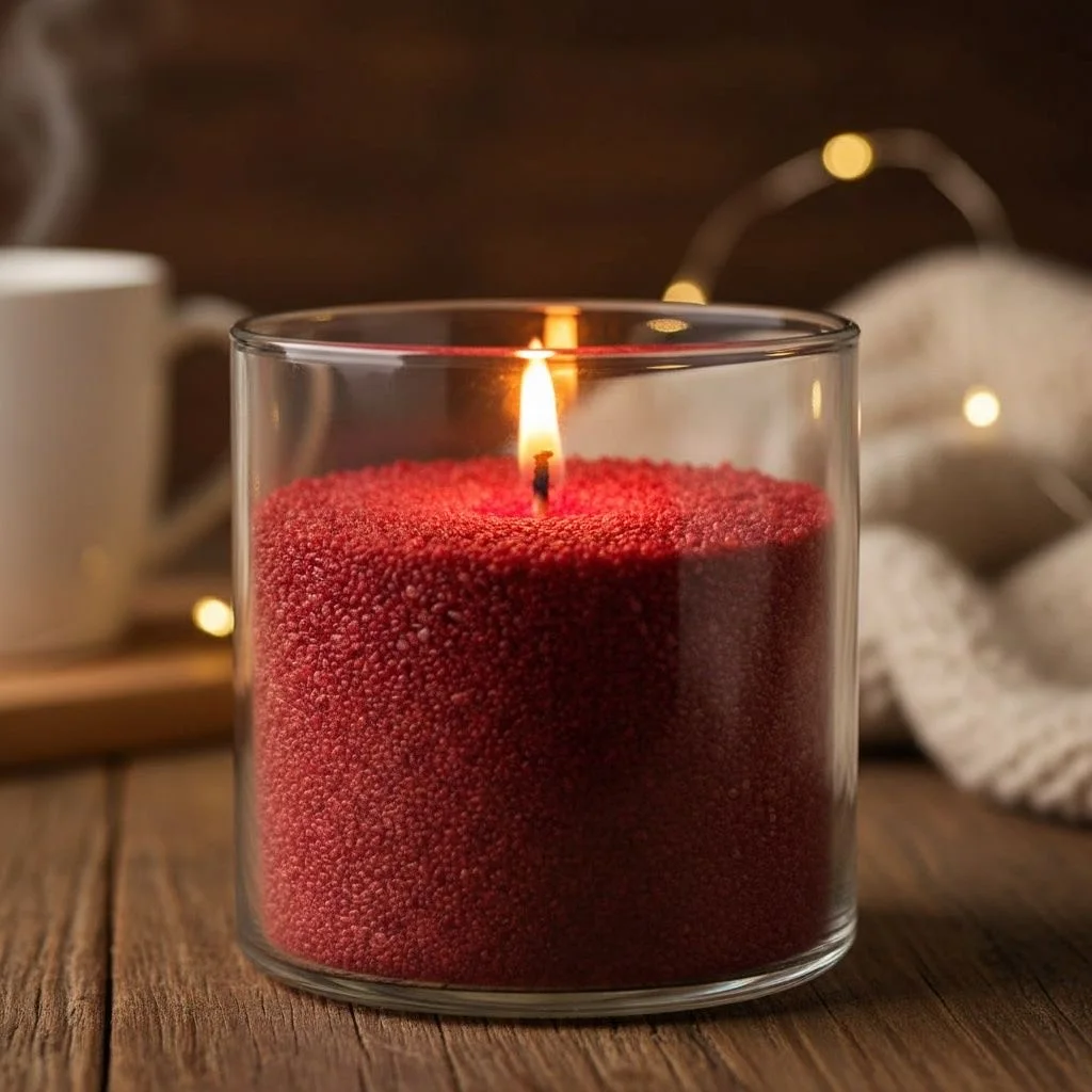 bougie parfume et colore