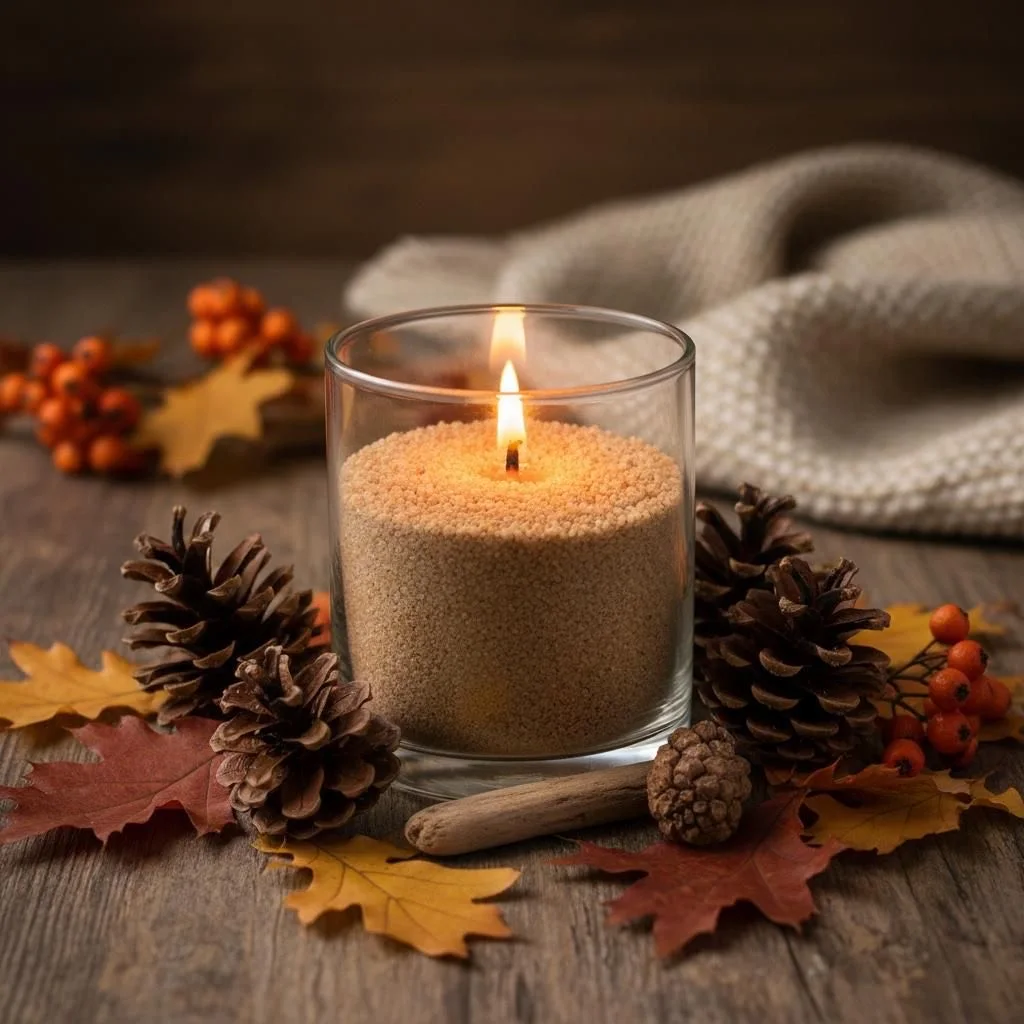 bougie parfume et colore