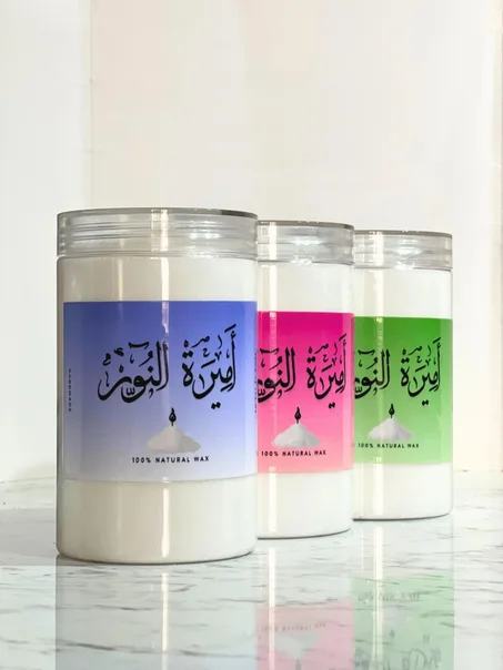 3 علب 200غرام بعطر إنتعاش البحر, الفانيليا والخزامة