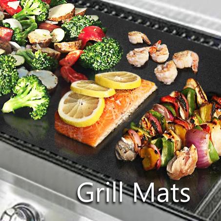 5 Grill-Mats Heavy Duty Non Stick Reusable 40X60cm