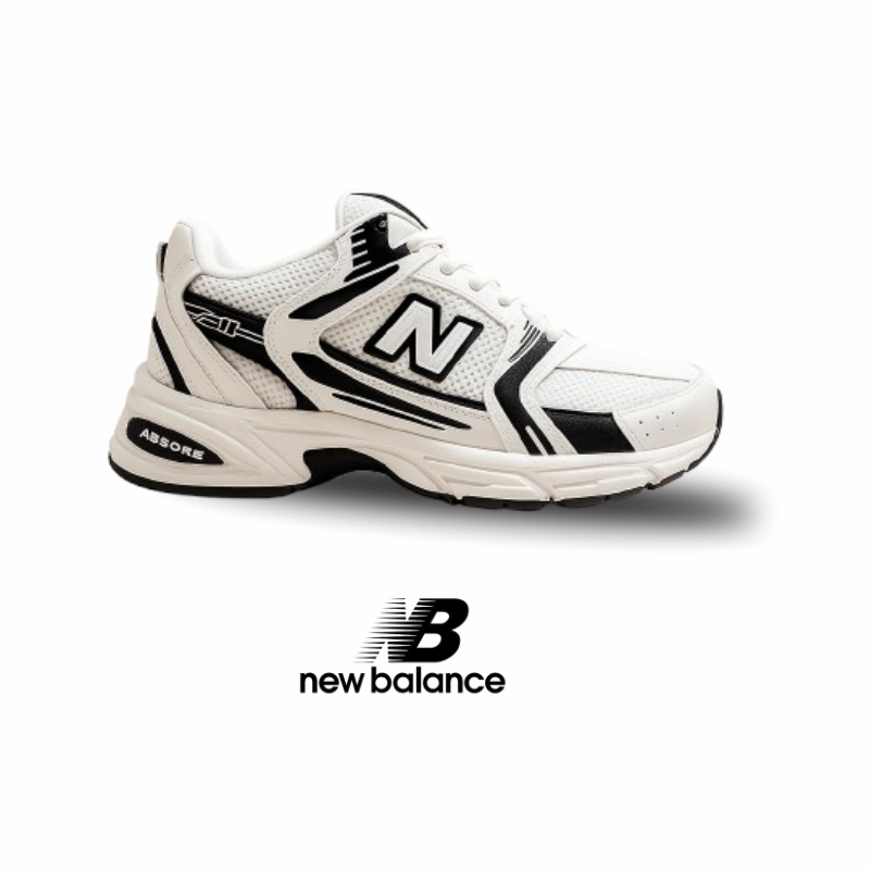 NEW BALANCE 530 WHITE AND BLACK