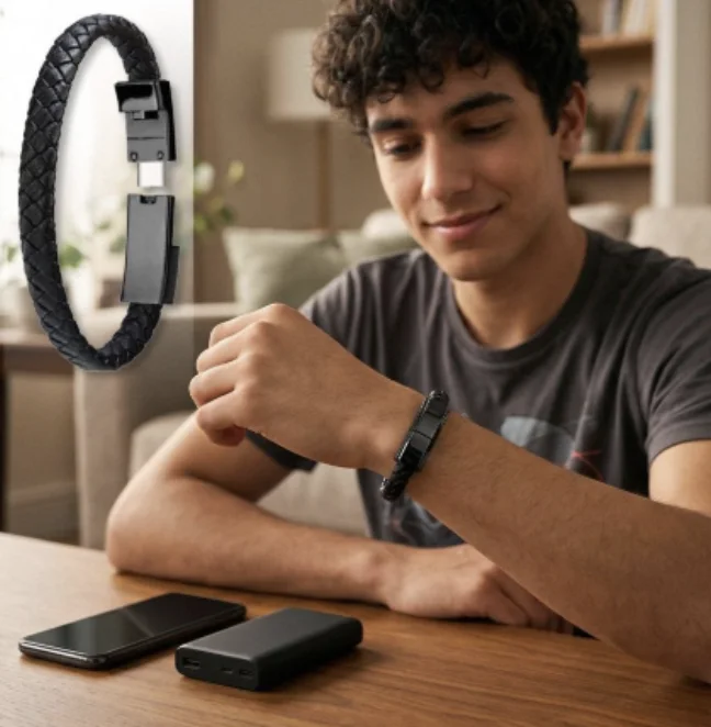 Bracelet de chargement pour téléphone USB C