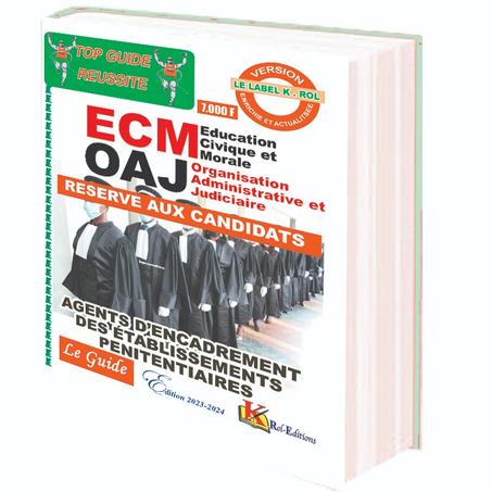 INFJ - ECM OAJ ( Education Civique et Morale - Organisation Administrative et Judiciaire)