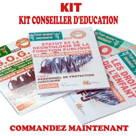 KIT 04 DOCUMENTS « TOP GUIDE REUSSITE » : CONSEILLER D’EDUCATION (INFJ) A 12 000 FCFA au lieu de 40 000 FCFA. LIVRAISON ET EXPEDITION PARTOUT EN COTE D’IVOIRE