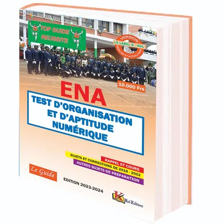ENA -  TEST D'ORGANISATION ET D'APTITUDE  NUMERIQUE