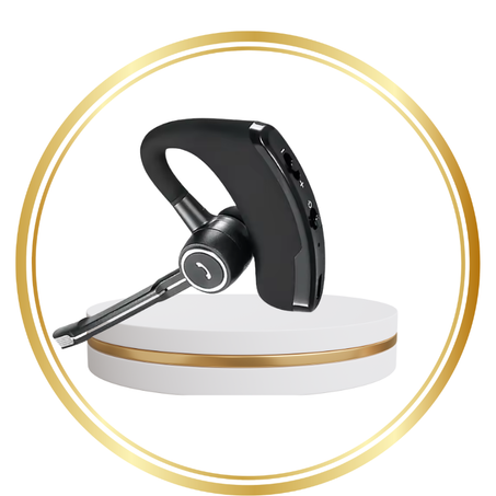 سماعة بلوتوث أحادية مع ميكروفون – دوران 180° و270°، تصميم مريح، صوت عالي الجودة