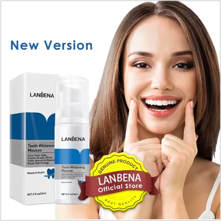 ا  موس رغوة تبييض الأسنان